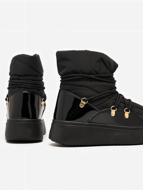 Жіночі снігоступи Royalfashion чорного кольору Dabenda