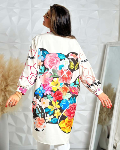 Royalfashion Gemustertes Damen Tunika a'la Kleid