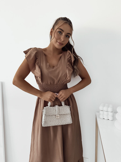 Royalfashion Damen Midikleid