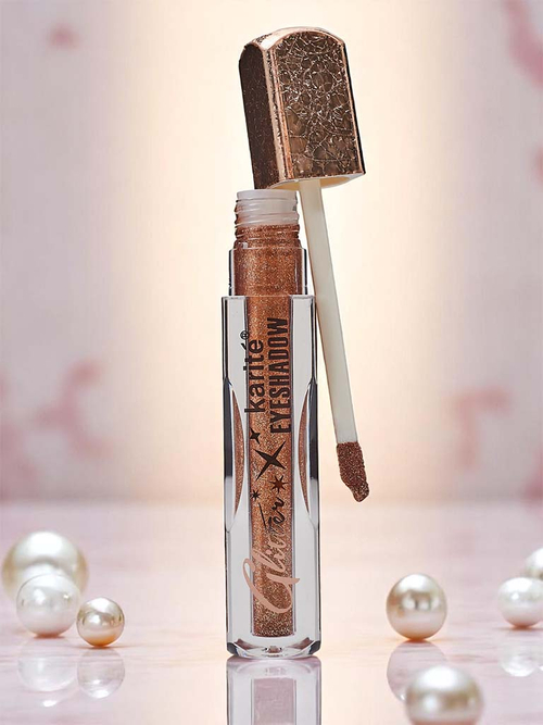 Блискучі рідкі тіні для повік кольору Ґрунт