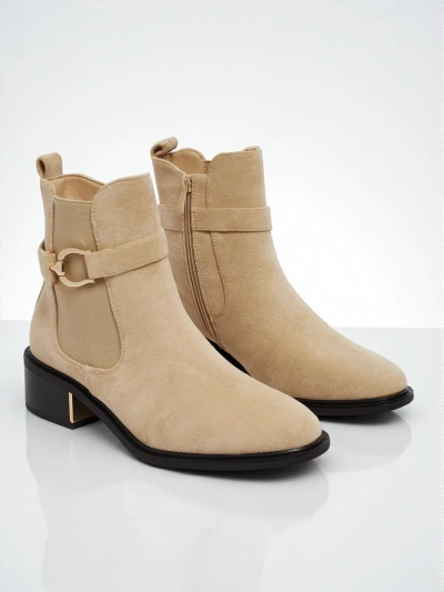 Calivra Damen Stiefeletten aus Öko-Wildleder