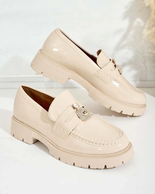 Royalfashion Жіночі лаковані мокасини Bemies