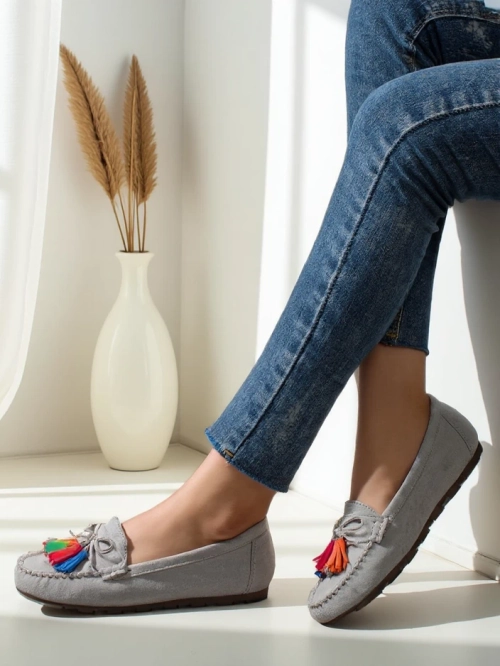 Royalfashion Жіночі екологічні замшеві мокасини Zimmid