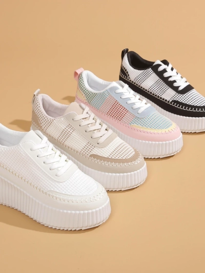 Royalfashion Damen Plattform Sneaker Siserra
