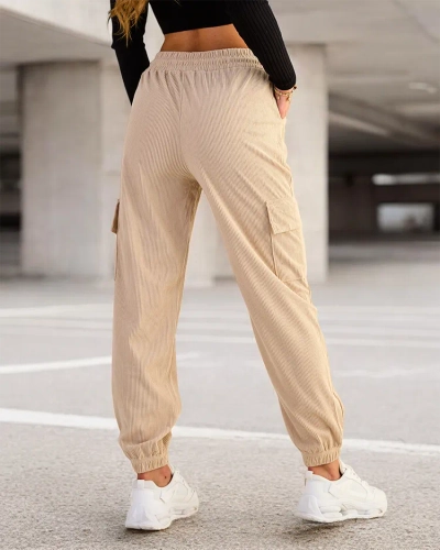Royalfashion Women's Ribbed Pants