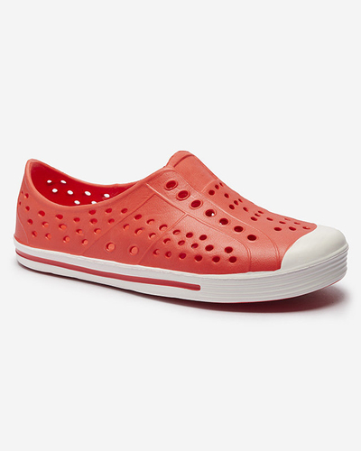 Rote durchbrochene Kinder-Sneakers aus Gummi Jiteri - Footwear