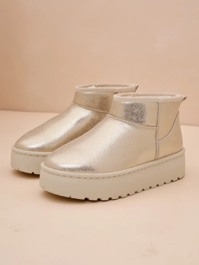 Royalfashion Damen Plateau-Schneestiefel a'la Dagodo