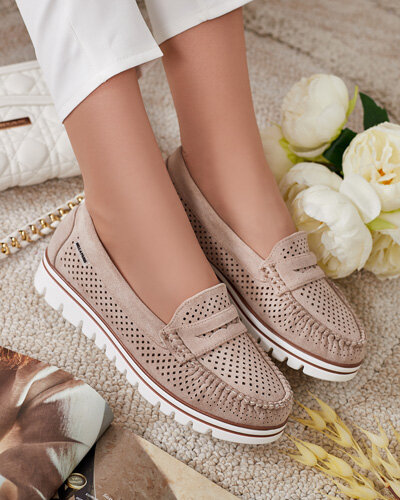 Royalfashion Openwork Damen Mokassins Leteller