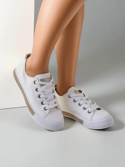 Royalfashion Damen Sneakers aus öko-Leder Errosa