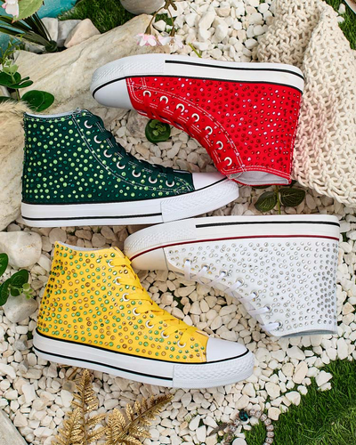 Royalfashion Жіночі кеди з паєтками Shis