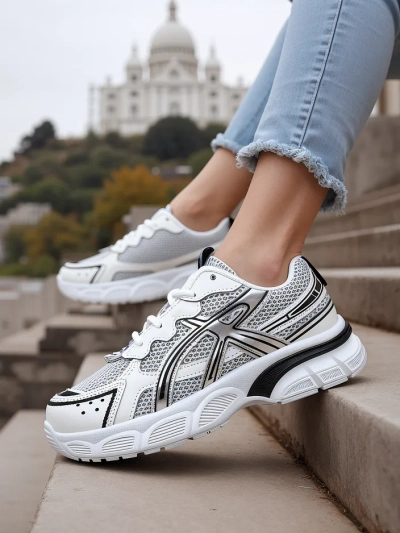 Royalfashion Damen Sneaker mit dicken Sohlen Imerri