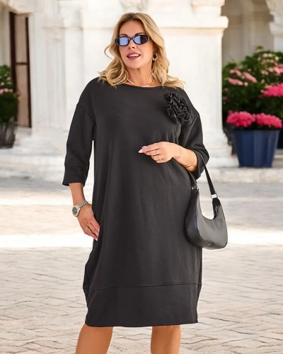 Royalfashion Damen Strickkleid