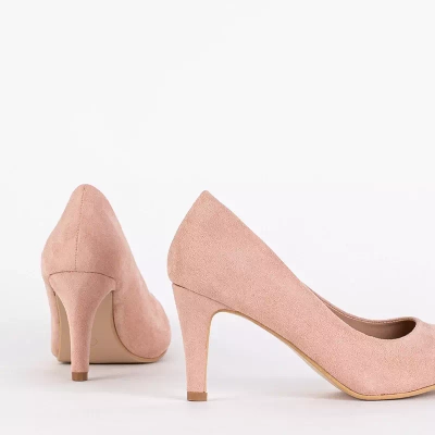 OUTLET Klassische Puderpumps auf einem Hikka-Absatz - Schuhe