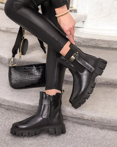 Royalfashion Women's eko Leder Dobinas Stiefel