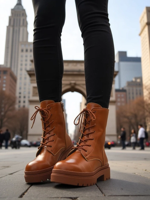 Жіночі черевики Royalfashion Bumalo на шнурівці