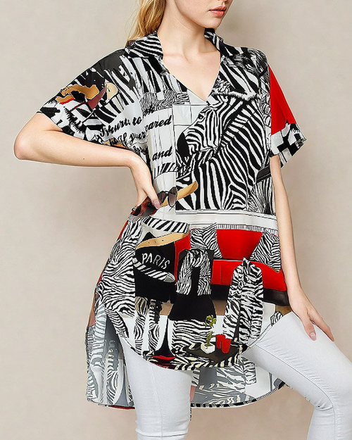 Жіноча візерунчаста туніка Royalfashion