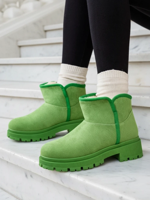 Королівська мода Короткі черевики а-ля снігові черевики для жінок Розміри