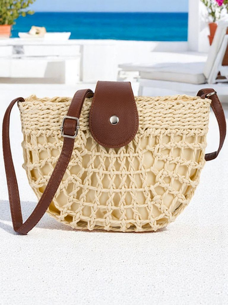 Royalfashion Маленька жіноча солом'яна сумка Boho Mini