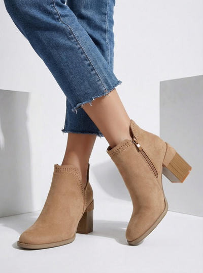 Royalfashion Damen Stiefeletten mit Absatz Vettot