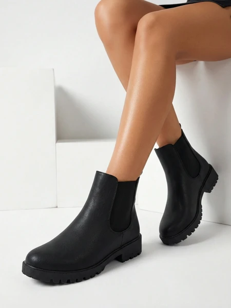 Damen Stiefeletten im Chelsea-Stil aus Öko-Leder Belmo