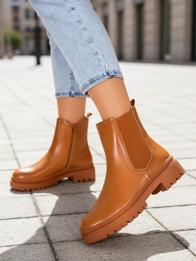 Royalfashion Damen eko Leder Dovivas Stiefel