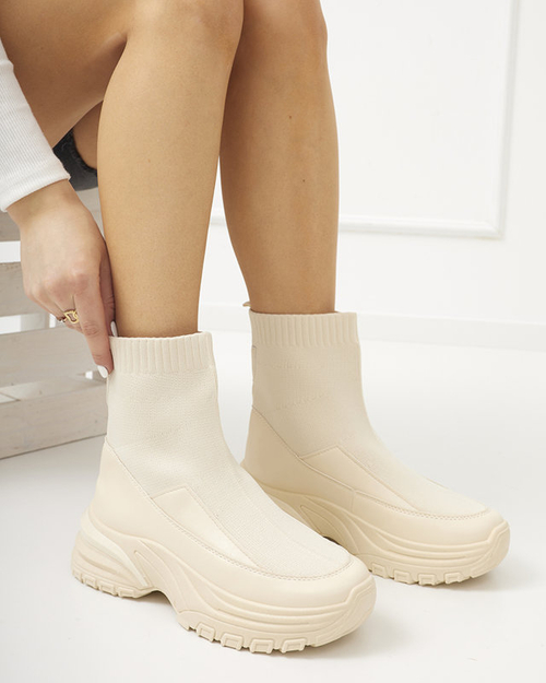 Бежеві жіночі кросівки Berida