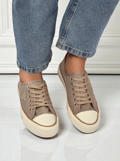 Royalfashion Damen perforierte Sneakers Rebbse