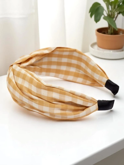 Royalfashion Claras kariertes Haarband