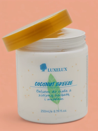 Luxelux COCONUT BREEZE Körperbalsam mit grünem Tee und Honig 250 ml