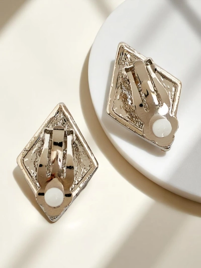 Royalfashion Damen-Clip-Ohrringe mit Zirkonia