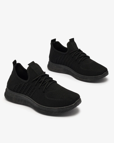 Royalfashion Schwarz Damen Sportschuhe aus Stoff Wekaras