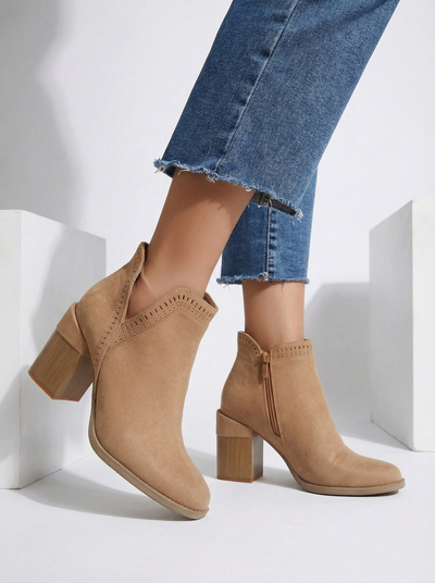 Royalfashion Damen Stiefeletten mit Absatz Vettot