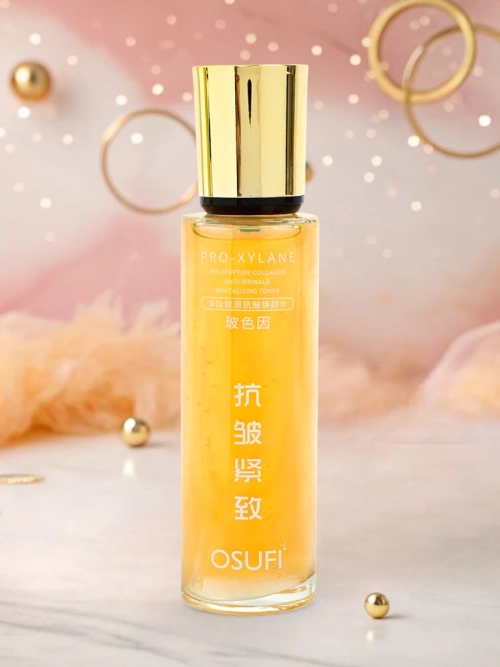 Тонік для обличчя з колагеном і поліпептидами - зміцнюючий та протизморшковий