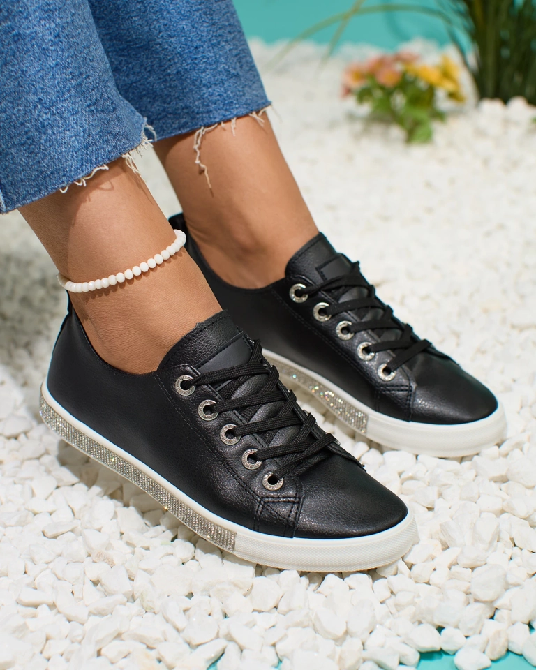 Royalfashion Damen Zutifa Zirkonia Sportschuhe