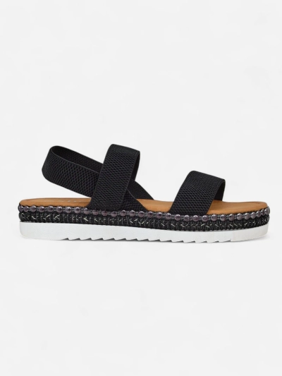 Royalfashion Damensandalen mit dekorativer Sohle Zindas