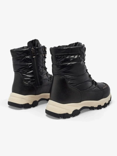 Damenstiefeletten Athena Schwarz Synthetik Bequem für den Winter