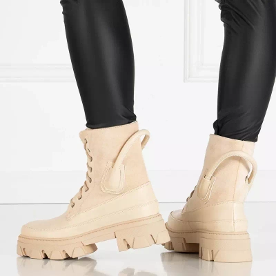 OUTLET Beige isolierte Damentaschen Emilla - Schuhe