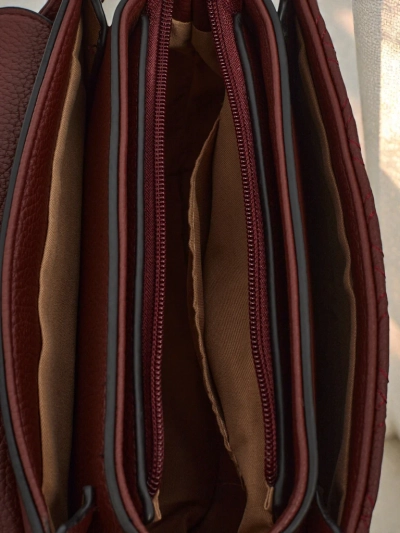 Жіноча Сумочка Luna Бордова Екологічна Елегантна на Кожен День