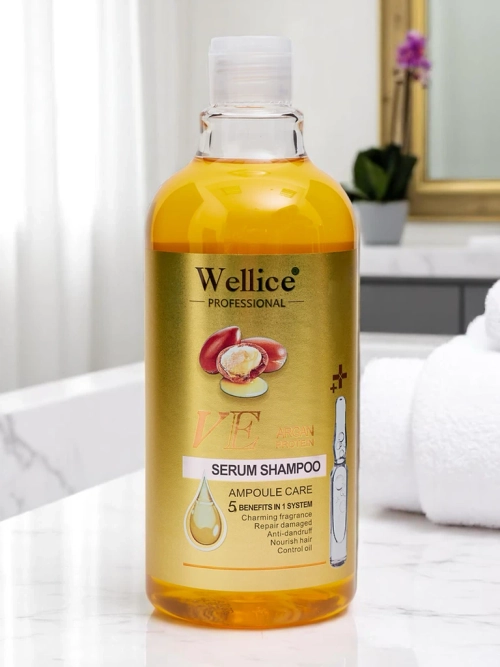 Професійний шампунь для волосся з аргановою олією – Інтенсивне зволоження та розгладження волосся 5-в-1