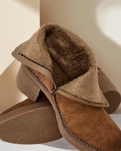 Royalfashion Eco-Wildleder Damen Stiefeletten mit Stiletto-Absatz Egrios