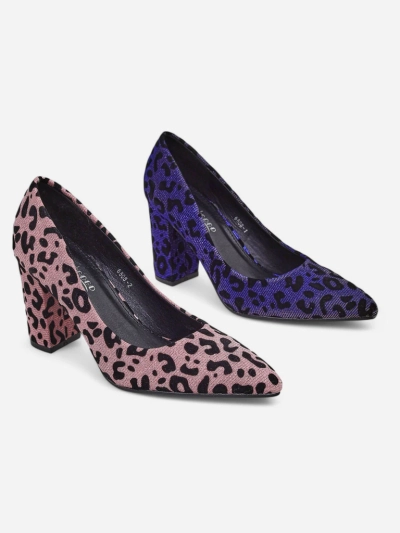 Royalfashion Damen Pumps mit Leopardenmuster Leoart