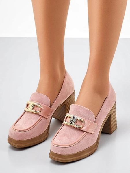 Royalfashion Жіночі мокасини на блоці Qeroy