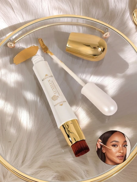 Aurelia Luxelux Concealer – flüssiger Korrektor mit Hairbrush 24H Waterproof