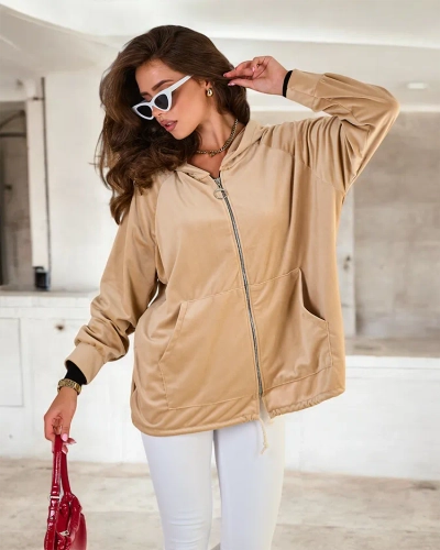 Royalfashion Women's Unzipped Hooded Sweatshirt