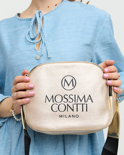 Kleine Damenhandtasche mit Aufschriften - Accessoires