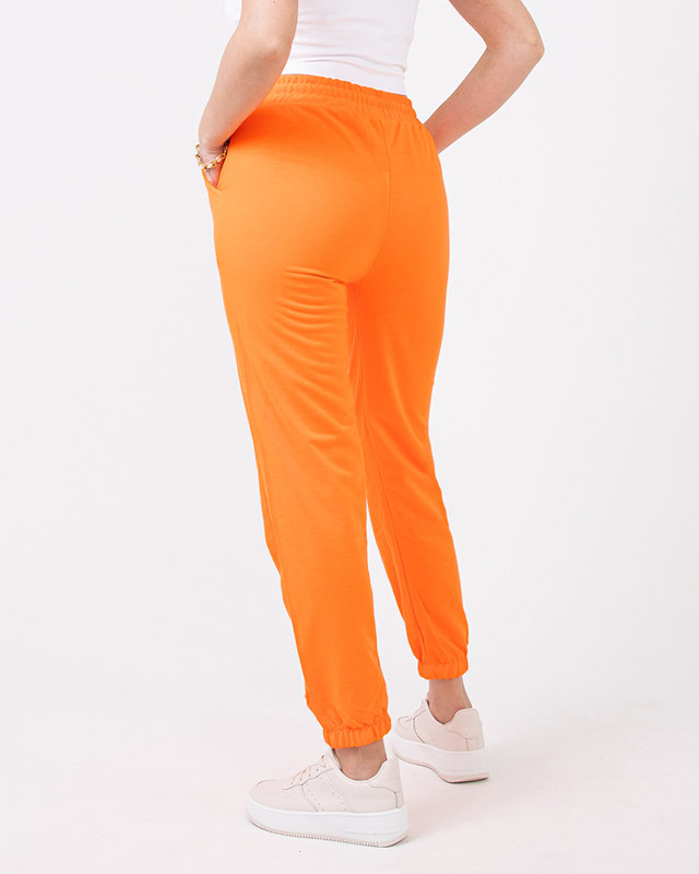 Jogginghose für Damen in Neonorange - Kleidung