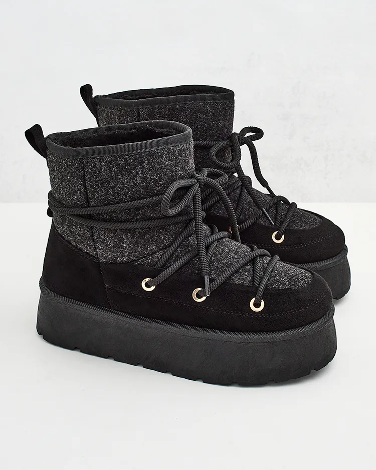 Royalfashion Damen-Schnürstiefel Filori