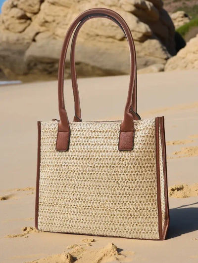 Royalfashion Große Strohtasche für Damen im Sommer