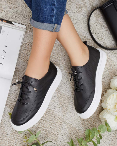 Royalfashion Women's Flequis Openwork Sneakers