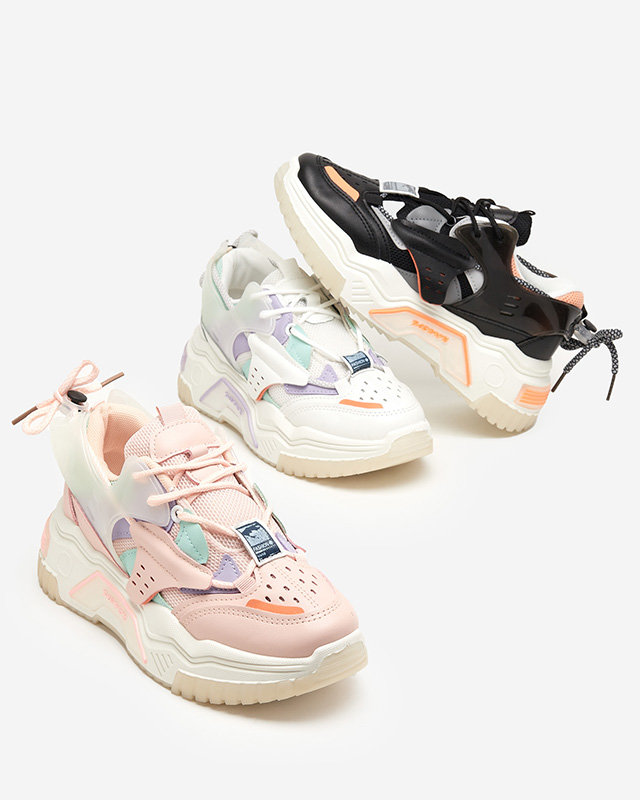 OUTLET Damen Sportschuhe, Turnschuhe in Weiß und Lila Xillop - Schuhe